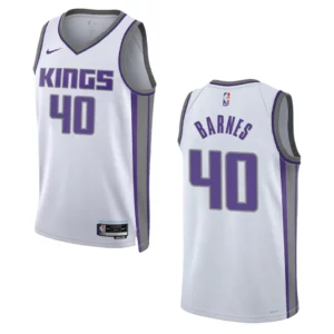Harrison Barnes Association Edition Sacramento Kings 2022-23 White Swingman Jersey - 49Native