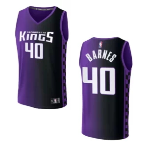 Harrison Barnes Statement Edition Sacramento Kings 2023-24 Purple Fastbreak Replica Jersey - 49Native