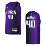 2023-24 Sacramento Kings Youth Statement Edition Harrison Barnes Purple Jersey - 49Native