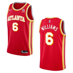 Atlanta Hawks Lou Williams 2021 Icon Edition Swingman Jersey Red - 49Native