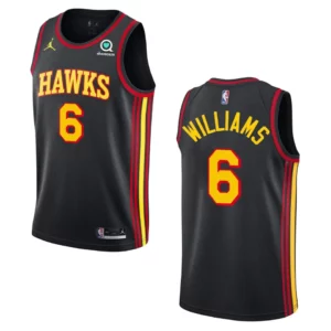 Atlanta Hawks Lou Williams 2021 Statement Edition Swingman Jersey Black - 49Native