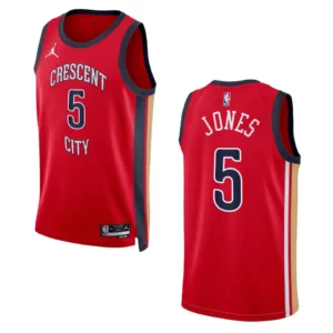 Herbert Jones Statement Edition New Orleans Pelicans 2023-24 Red Swingman Jersey - 49Native