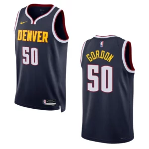 2022-23 Icon Edition Denver Nuggets Aaron Gordon Navy Swingman Jersey - 49Native