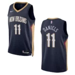 2022-23 Icon Edition New Orleans Pelicans Dyson Daniels Navy Swingman Jersey - 49Native
