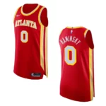 2022-23 Icon Edition Atlanta Hawks Frank Kaminsky Red Authentic Jersey - 49Native