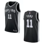 2022-23 Icon Edition San Antonio Spurs Joshua Primo Black Swingman Jersey - 49Native