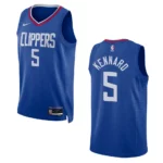 2022-23 Icon Edition Los Angeles Clippers Luke Kennard Royal Swingman Jersey - 49Native