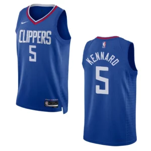 2022-23 Icon Edition Los Angeles Clippers Luke Kennard Royal Swingman Jersey - 49Native