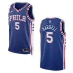 2022-23 Icon Edition Philadelphia 76ers Montrezl Harrell Royal Swingman Jersey - 49Native