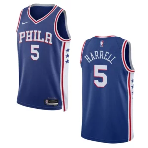 2022-23 Icon Edition Philadelphia 76ers Montrezl Harrell Royal Swingman Jersey - 49Native