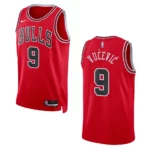 2022-23 Icon Edition Chicago Bulls Nikola Vucevic Red Swingman Jersey - 49Native
