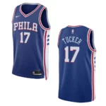 2022-23 Icon Edition Philadelphia 76ers P.J. Tucker Royal Swingman Jersey - 49Native