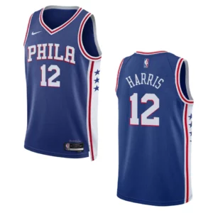 2022-23 Icon Edition Philadelphia 76ers Tobias Harris Royal Swingman Jersey - 49Native