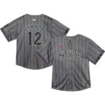Francisco Lindor New York Mets Nike Infant 2024 City Connect Limited Player Jersey - Graphite - 49Native