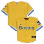 Boston Red Sox Nike Infant MLB City Connect Replica Jersey - Gold - 49Native