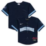 Chicago Cubs Nike Infant MLB City Connect Replica Jersey - Navy - 49Native