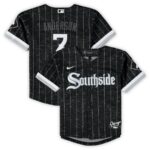 Tim Anderson Chicago White Sox Nike Infant City Connect Script Replica Jersey - Black - 49Native