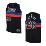 Detroit Pistons 2022-23 Statement Edition Youth Isaiah Stewart Black Jersey - 49Native