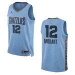 Memphis Grizzlies Ja Morant 2022-23 Statement Edition Blue Swingman Jersey - 49Native