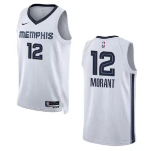 Memphis Grizzlies Ja Morant 2022-23 Association Edition White Swingman Jersey - 49Native