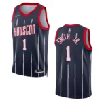 Houston Rockets Jabari Smith jr. 2022-23 City Edition Navy Swingman Jersey - 49Native