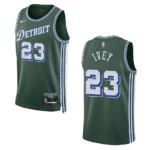 Detroit Pistons Jaden Ivey 2022-23 City Edition Green Swingman Jersey - 49Native