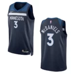Minnesota Timberwolves Jaden McDaniels 2022-23 Icon Edition Navy Swingman Jersey - 49Native