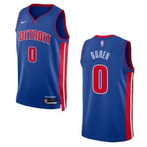 Detroit Pistons Jalen Duren 2022-23 Icon Edition Royal Swingman Jersey - 49Native
