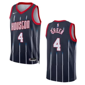 Houston Rockets Jalen Green 2022-23 City Edition Navy Swingman Jersey - 49Native
