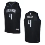 Youth Orlando Magic 2022-23 City Edition Jalen Suggs Black Jersey - 49Native