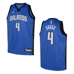 Orlando Magic 2022-23 Statement Edition Youth Jalen Suggs Blue Jersey - 49Native