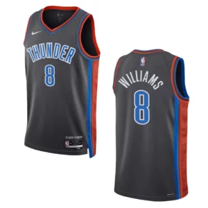 Oklahoma City Thunder Jalen Williams 2022-23 City Edition Gray Swingman Jersey - 49Native