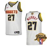 Jamal Murray White 2023 NBA Finals Denver Nuggets Association Edition Jersey - 49Native