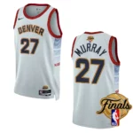 Jamal Murray White 2023 NBA Finals Denver Nuggets City Edition Jersey - 49Native