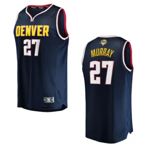 Jamal Murray Navy 2023 NBA Finals Denver Nuggets Fast Break Player Jersey - 49Native