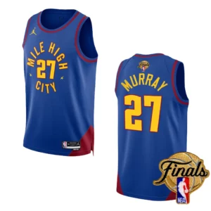 Jamal Murray Blue 2023 NBA Finals Denver Nuggets Statement Edition Jersey - 49Native