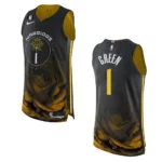 Golden State Warriors JaMychal Green 2022-23 City Edition Black Authentic Jersey - 49Native