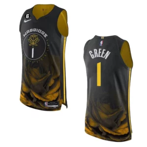 Golden State Warriors JaMychal Green 2022-23 City Edition Black Authentic Jersey - 49Native