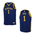 2022-23 Golden State Warriors Youth Statement Edition JaMychal Green Navy Jersey - 49Native