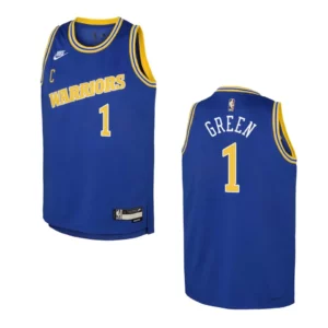 2022-23 Golden State Warriors Youth Classic Edition JaMychal Green Blue Jersey - 49Native