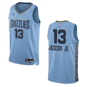 Memphis Grizzlies Jaren Jackson Jr. 2022-23 Statement Edition Blue Swingman Jersey - 49Native