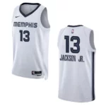 Memphis Grizzlies Jaren Jackson Jr. 2022-23 Association Edition White Swingman Jersey - 49Native