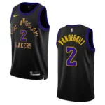 Jarred Vanderbilt City Edition Los Angeles Lakers 2023-24 Black Swingman Jersey - 49Native