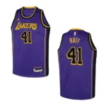 Youth Los Angeles Lakers 2022-23 Statement Edition Jay Huff Purple Jersey - 49Native
