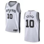Jeremy Sochan Association Edition San Antonio Spurs 2022-23 White Swingman Jersey - 49Native
