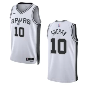 Jeremy Sochan Association Edition San Antonio Spurs 2022-23 White Swingman Jersey - 49Native