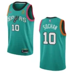 San Antonio Spurs Jeremy Sochan Teal City Edition 2022-23 Swingman Jersey - 49Native