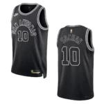 San Antonio Spurs 2022-23 Classic Edition Jeremy Sochan Black Jersey 50th Season - 49Native