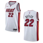 Miami Heat Jimmy Butler 2022-23 Association Edition White Swingman Jersey - 49Native
