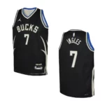Youth Milwaukee Bucks 2022-23 Statement Edition Joe Ingles Black Jersey - 49Native